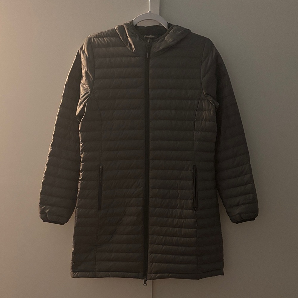 Eddie Bauer Grey Puffer Jacket